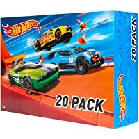 Hot Wheels - Pack De 20 Vehículos con Embalaje de Cartón- Coches de Juguete (Modelos Surtidos) (Mattel DXY59)